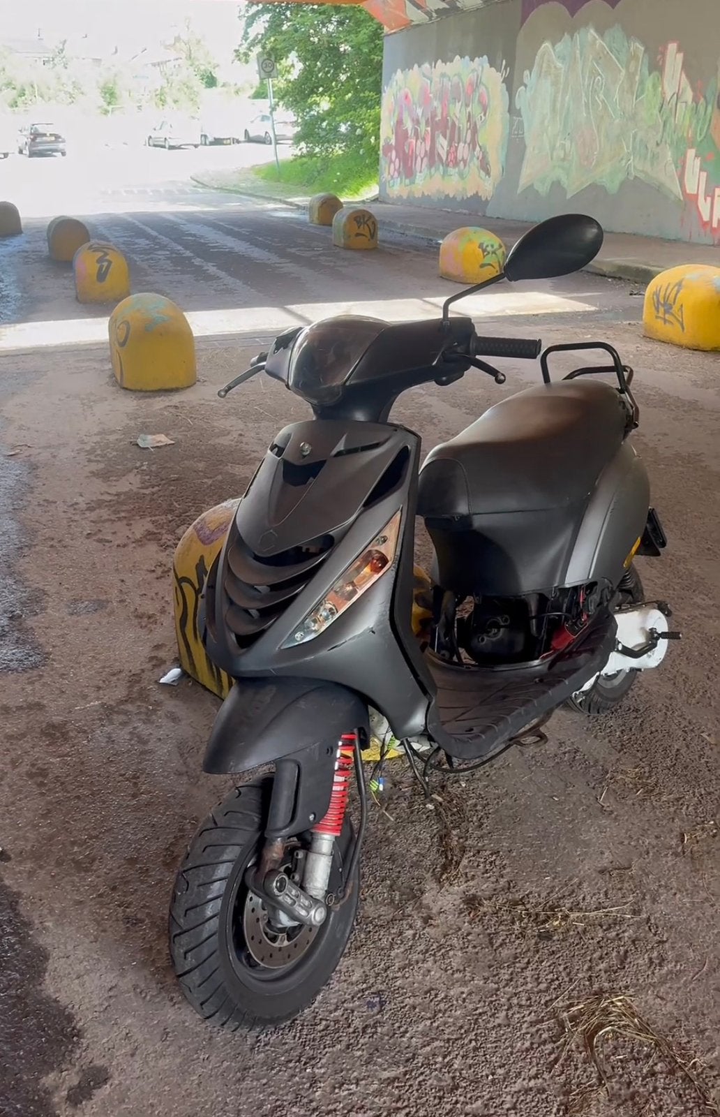 Zip 70 Origi SP Vork, Fietsen en Brommers, Scooters | Piaggio, Gebruikt, Maximaal 45 km/u, Ophalen of Verzenden, Benzine