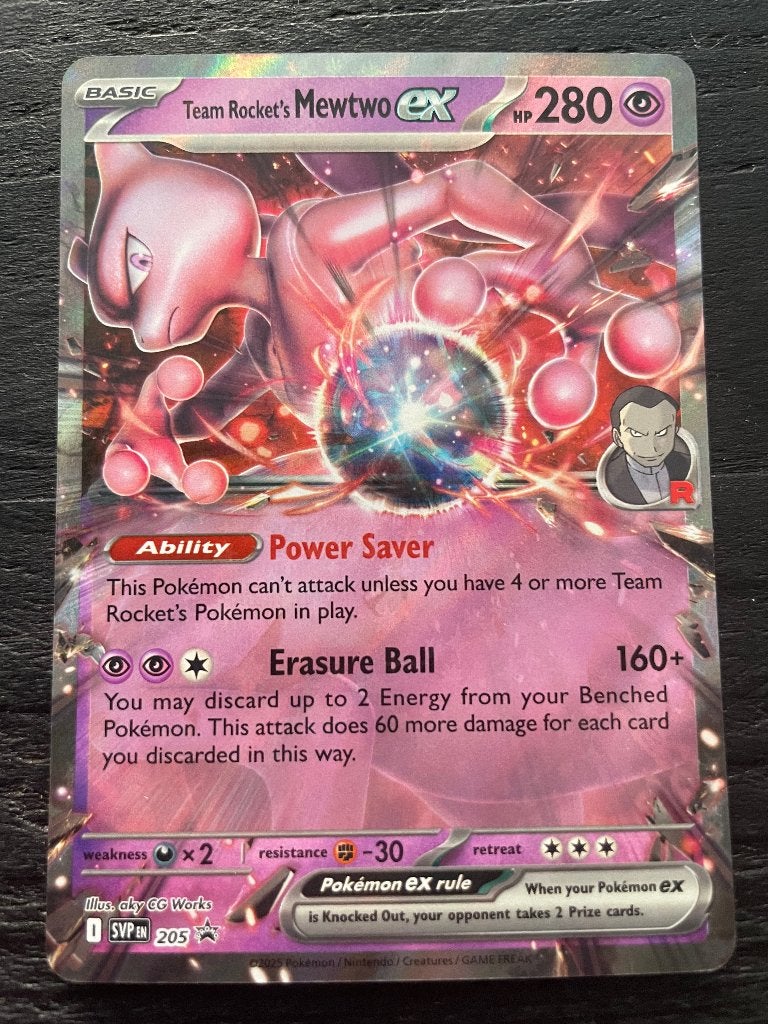 Team Rocket’s Mewtwo EX (promo), Ophalen of Verzenden, Nieuw, Losse kaart, Foil