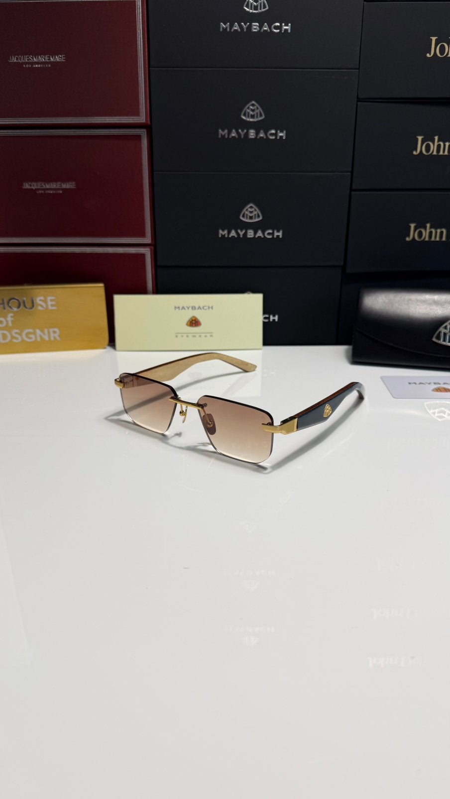 Maybach zonnebril the visionist, Sieraden, Tassen en Uiterlijk, Ophalen of Verzenden, Nieuw, Zwart, Overige merken