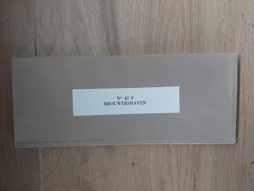 42F Brouwershaven Oudeland Nieuwekerke Stafkaart uit 1962, Boeken, Topografische Dienst Nederland, Ophalen of Verzenden, 1800 tot 2000