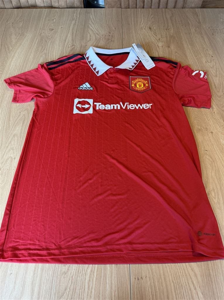 Manchester United 2022/23 Thuisshirt Adidas Maat L, Maat XS of kleiner, Ophalen of Verzenden, Zo goed als nieuw, Shirt