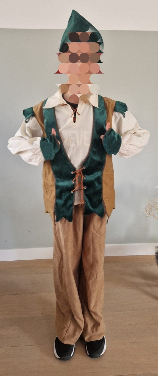 Robin Hood kostuum, Carnaval, Onbekend, Nieuw, Overige maten