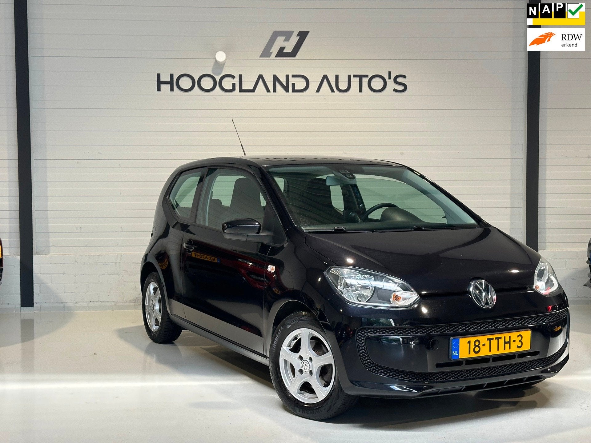 Volkswagen Up! 1.0 take up! BlueMotion 2012 Airco, Auto's, Voorwielaandrijving, Euro 5, Stof, Gebruikt