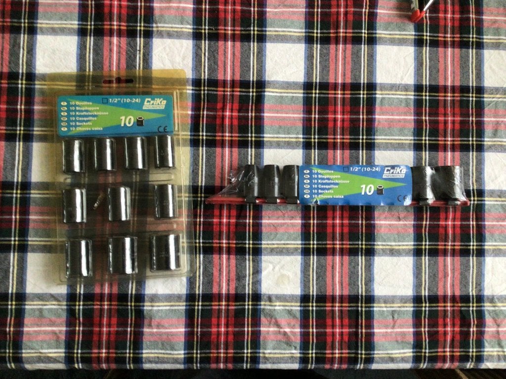 Crika krachtdoppen, slagdoppen, slagmoersleutel, pneumatisch, Ophalen of Verzenden, Nieuw