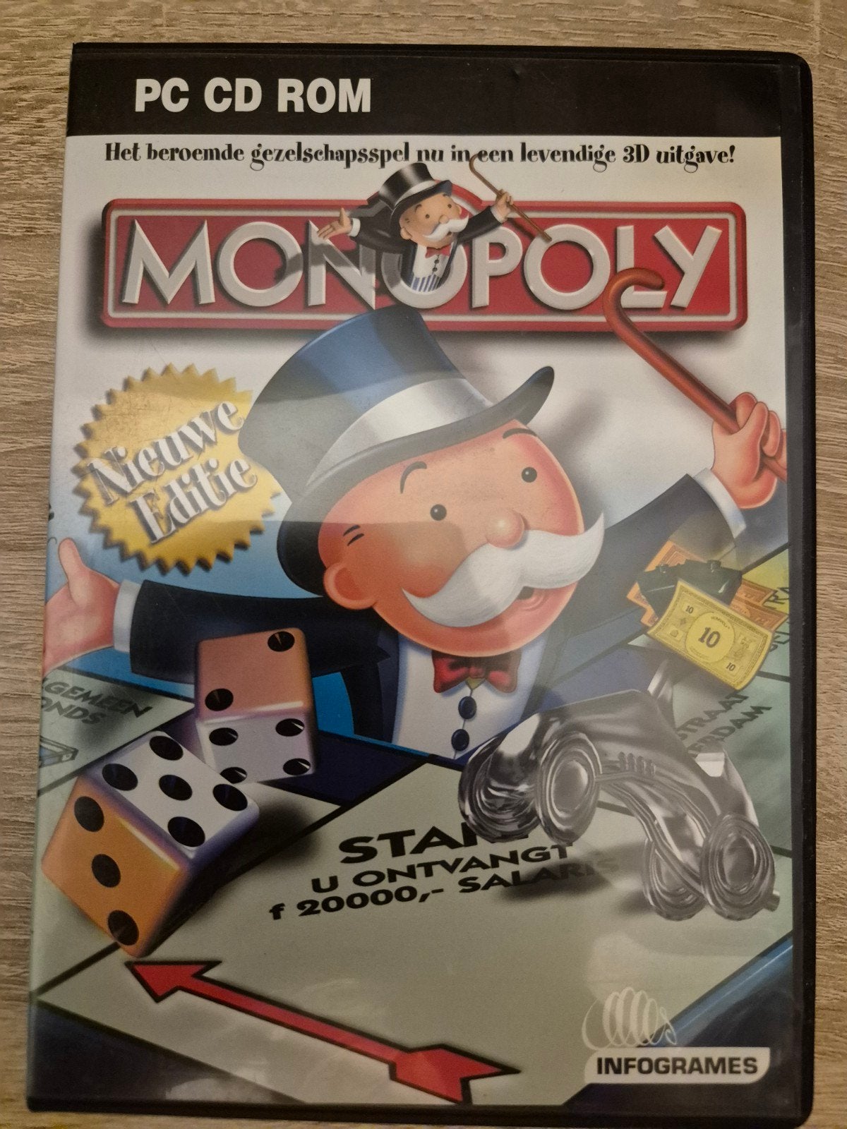 Monopoly PC CD-ROM - Nieuwe Editie, Eén computer, Ophalen of Verzenden, Zo goed als nieuw, 3 spelers of meer