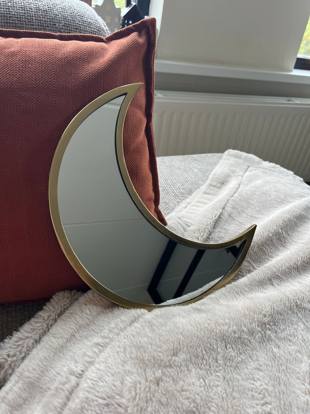 vt wonen Maanspiegel - Decoratieve spiegel, Ophalen, Minder dan 50 cm, Zo goed als nieuw, Minder dan 100 cm