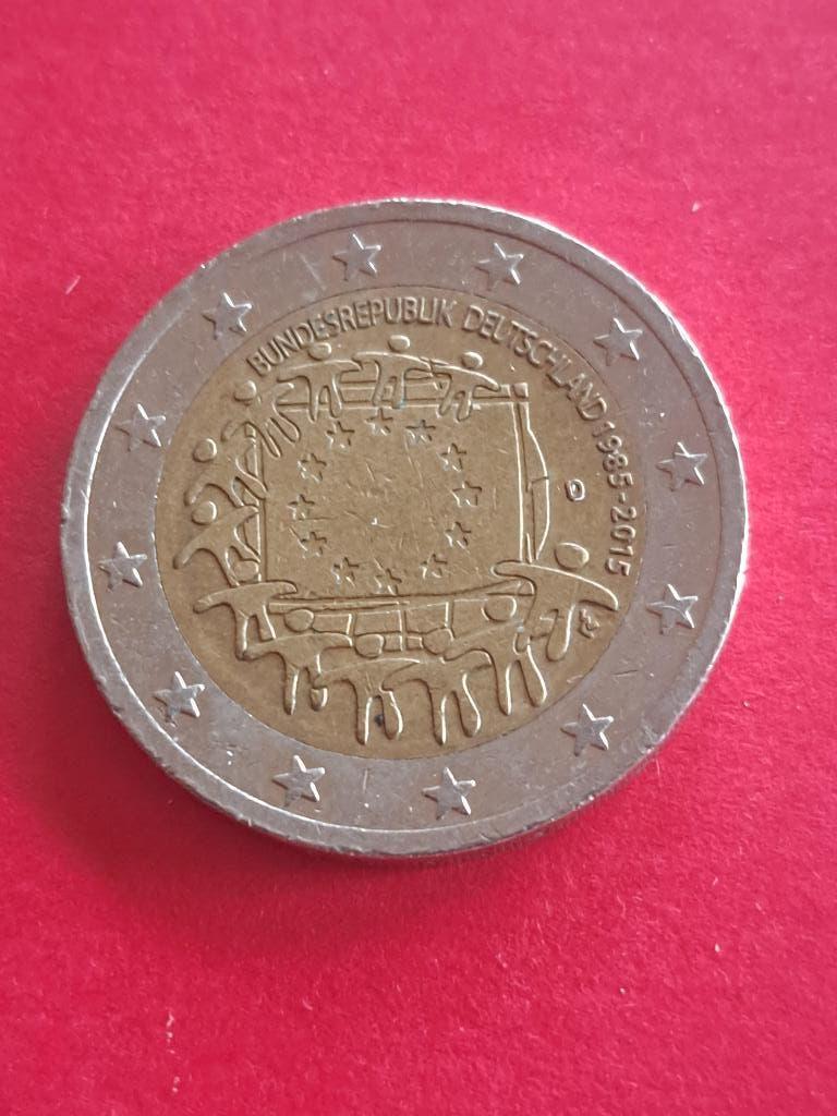 2015 D Duitsland 2 euro 30 jaar Europese vlag München, Postzegels en Munten, Munten | Europa | Euromunten, Verzenden, Duitsland