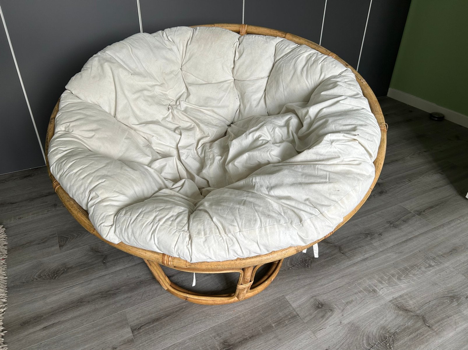 Lounge stoel papasan rotan, Ophalen, Gebruikt, Overige kleuren, Papasan