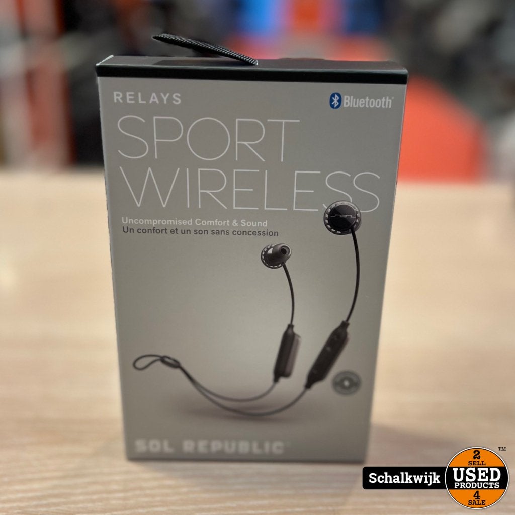Sol Relays Wireless Grey Bluetooth sport oordoppen Nieuw