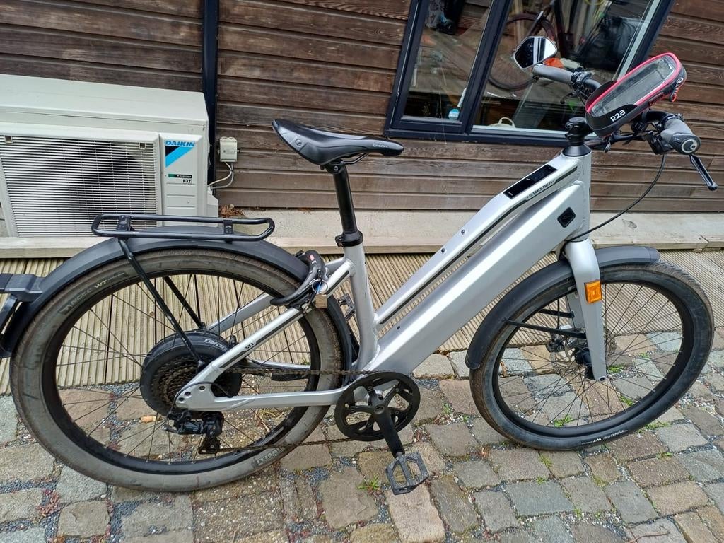 Stromer ST1 Speed Pedelec - Lichtgrijs (dames instap), Ophalen, Gebruikt, 51 tot 55 cm, Stromer