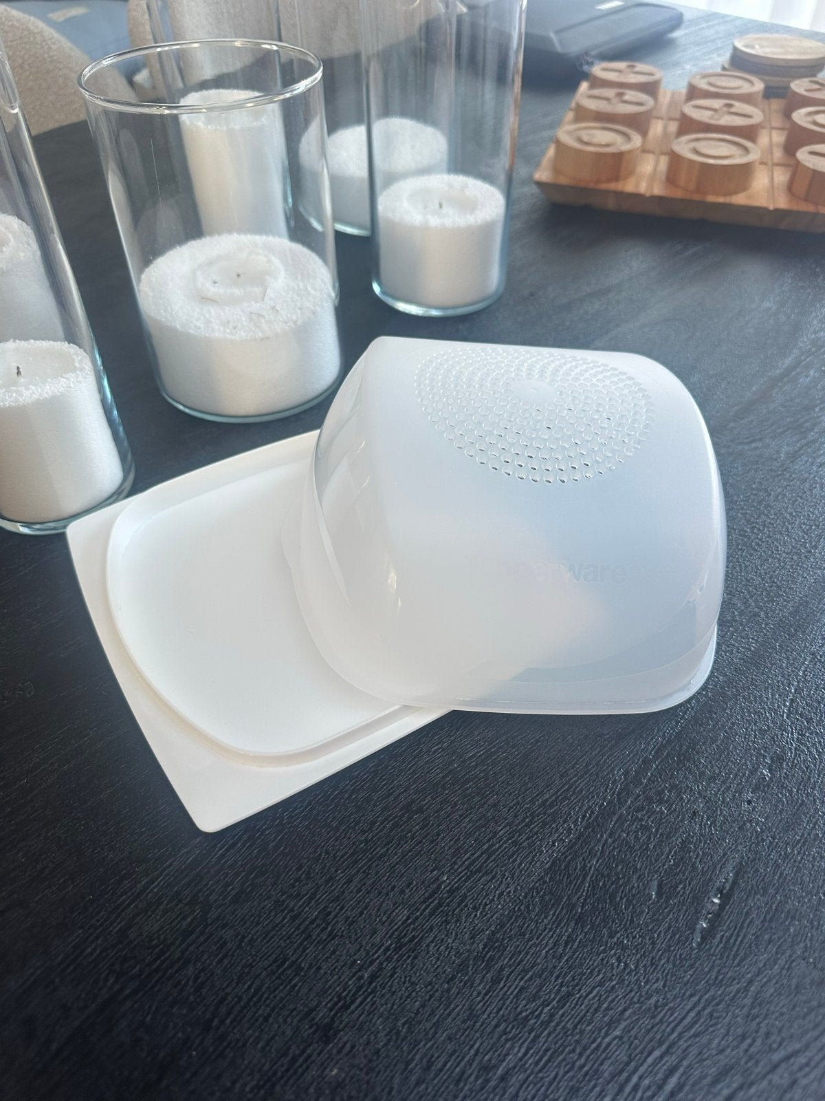 Tupperware Grote Kaasdoos Wit Plastic, Gebruikt, Bewaardoos, Wit, Luchtdicht