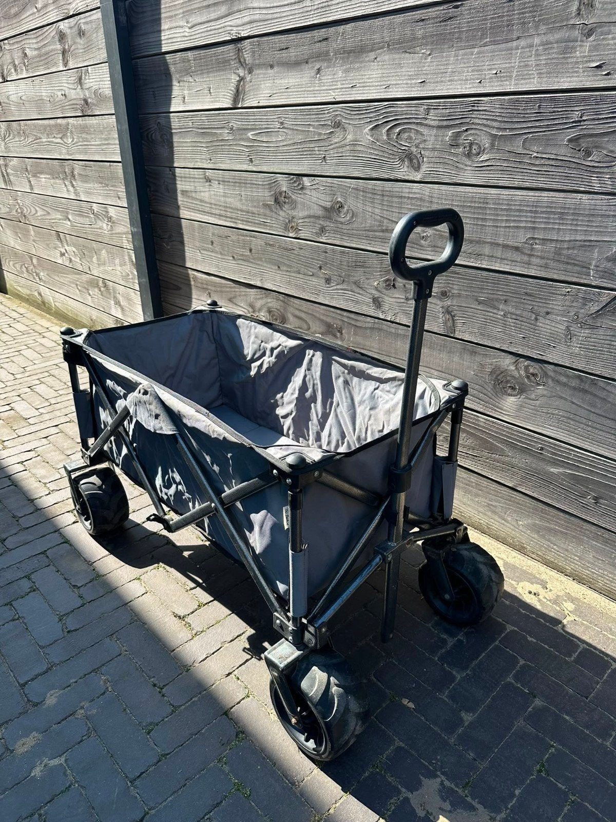 Opvouwbare bolderkar voor strand en outdoor, Caravans en Kamperen, Bolderkarren, Ophalen, Opvouwbaar, Gebruikt