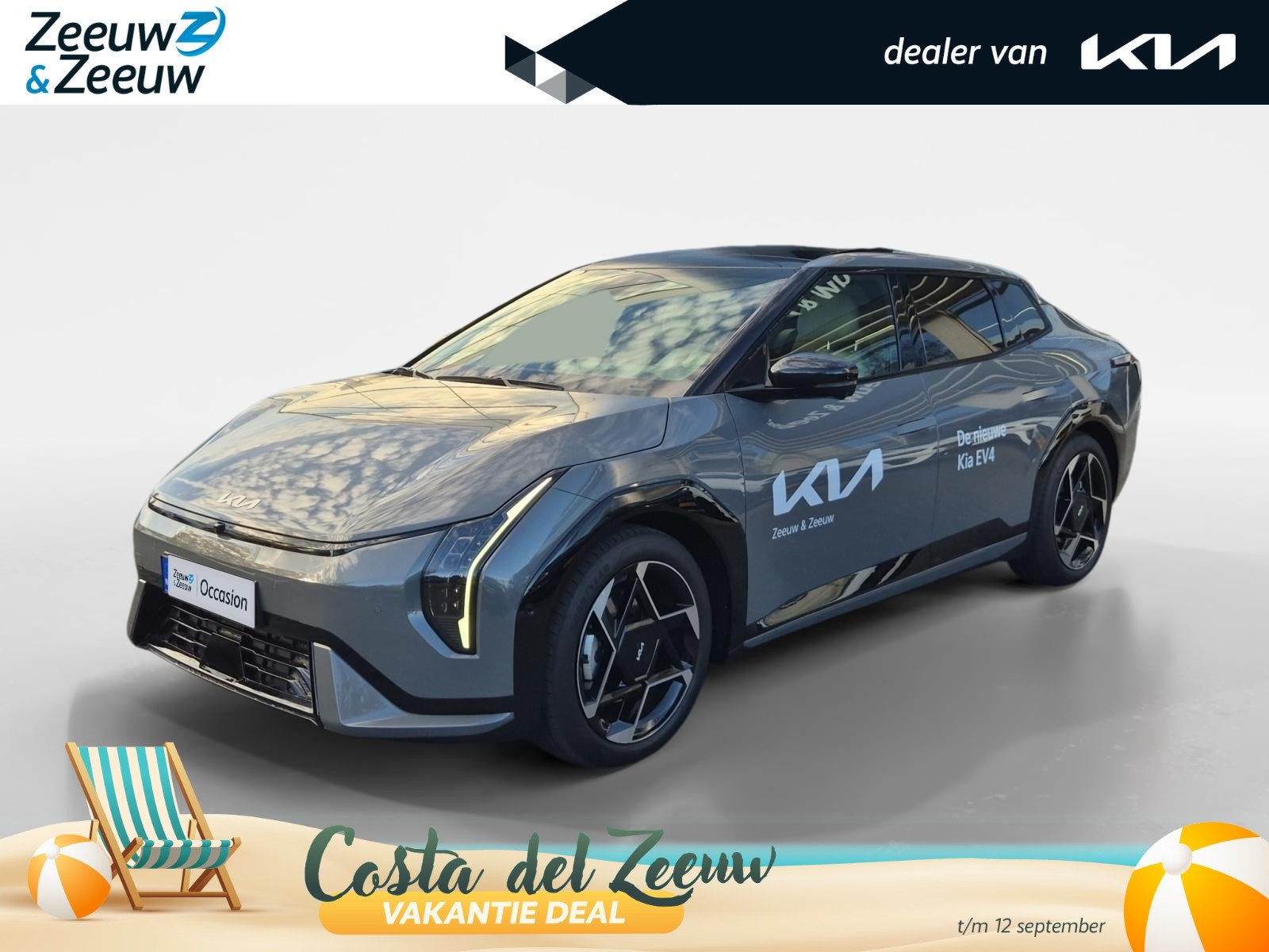 Kia EV4 GT-PlusLine 81.4 kWh | Climate Control | 360 Graden, Auto's, 33 min, Origineel Nederlands, 584 km, 204 pk