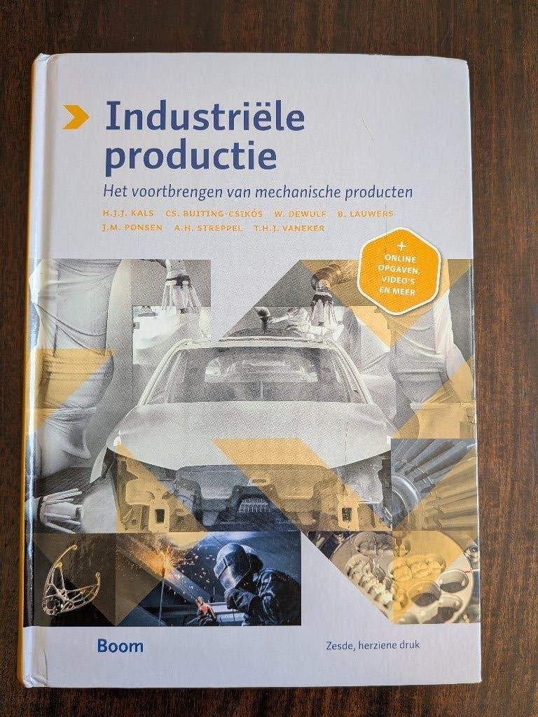 Industriële Productie - 6e druk (9789024408245), Beta, H.J.J. Kals, Gelezen, HBO