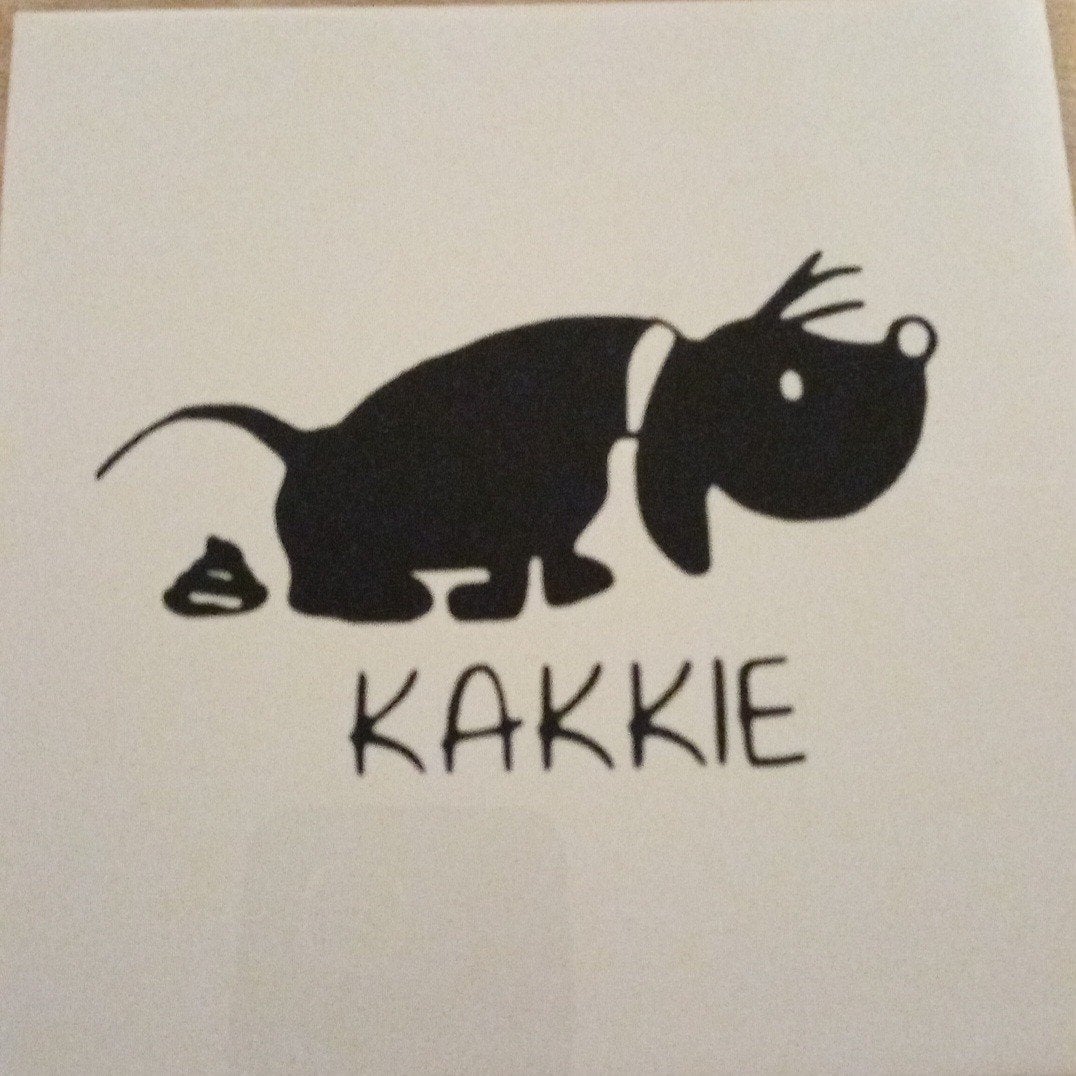 Takkie Kakkie Tegeltje, Antiek en Kunst, Antiek | Wandborden en Tegels, Ophalen of Verzenden