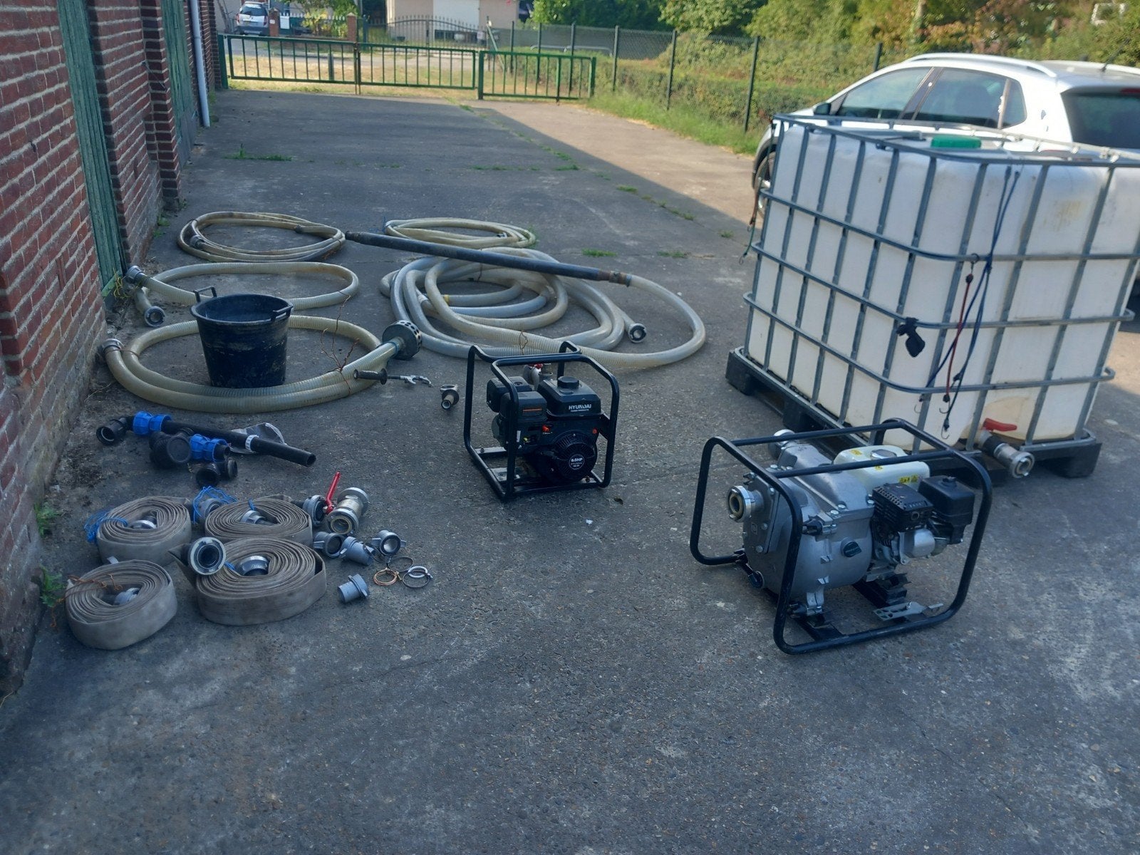 te  koop water put spuit installatie compleet, Tuin en Terras, 150 liter of meer, Ophalen