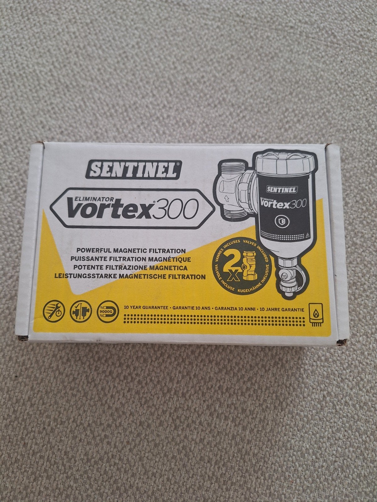 Sentinel Vortex300 magnetische vuilafscheider CV, Doe-het-zelf en Verbouw, Minder dan 30 cm, Overige typen, Nieuw, Minder dan 60 cm