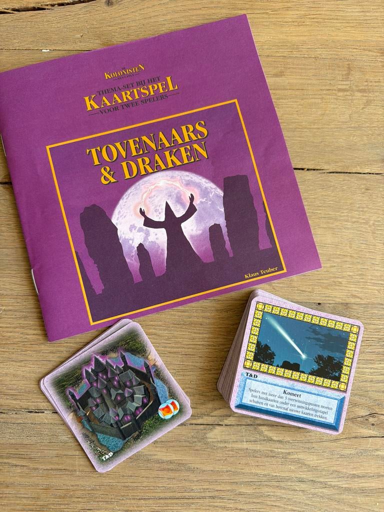 Kolonisten van Catan Kaartspel: Tovenaars & Draken, Een of twee spelers, Ophalen of Verzenden, Gebruikt
