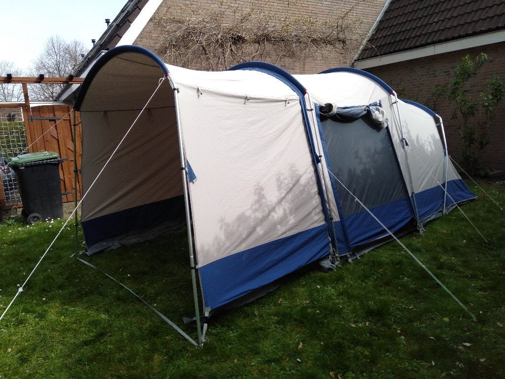Familietent, Redwood Larch 4, katoen, Caravans en Kamperen, Tenten, Ophalen, Zo goed als nieuw, Tot en met 4