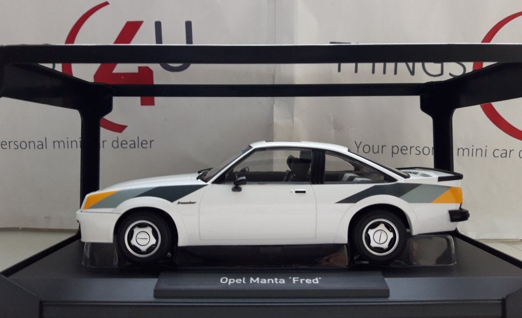 Norev 1:18 Opel Manta B Irmscher film Fred nieuw in doos, Ophalen of Verzenden, Nieuw, Auto, Norev