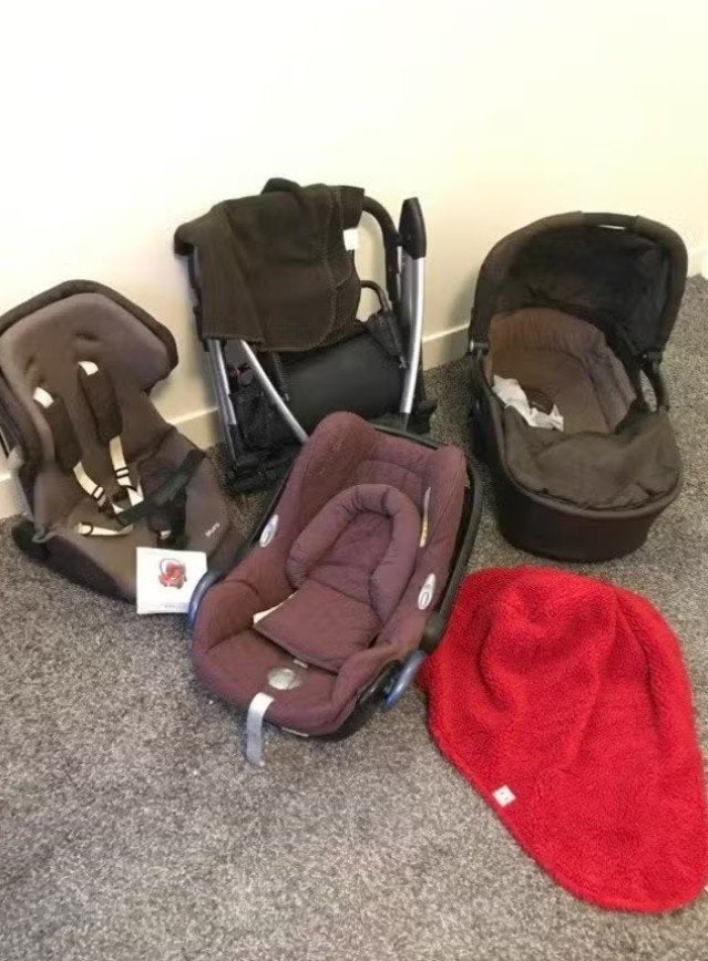 Maxi-Cosi Mura 3 Combiwagen met autostoeltje en reiswieg, Kinderen en Baby's, Ophalen, Gebruikt, Combiwagen, Met reiswieg