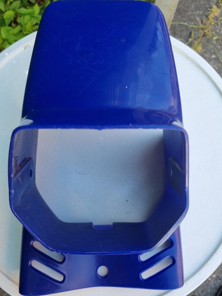 Puch koplamp scherm blauw, Fietsen en Brommers, Ophalen of Verzenden, Zo goed als nieuw, Koplamp