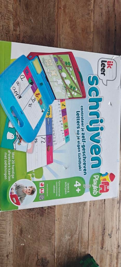 Jumbo Playlab Ik Leer Schrijven Lichtbak Educatief Speelgoed, Ophalen of Verzenden, Zo goed als nieuw, Taal en Lezen, Met licht