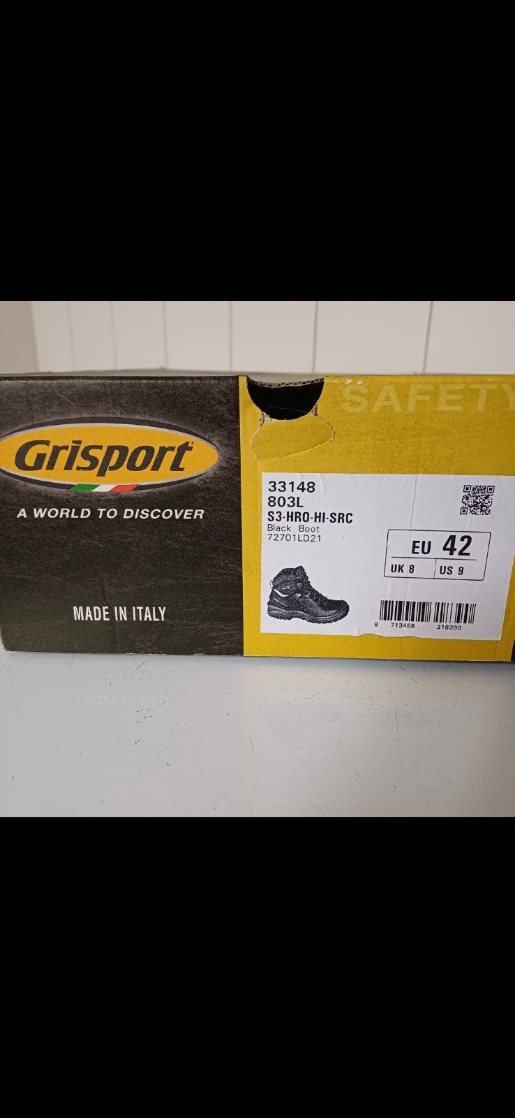 Grisport Veiligheidsschoenen Maat 42.  ALLEEN OPHALEN!!!, Ophalen, Nieuw