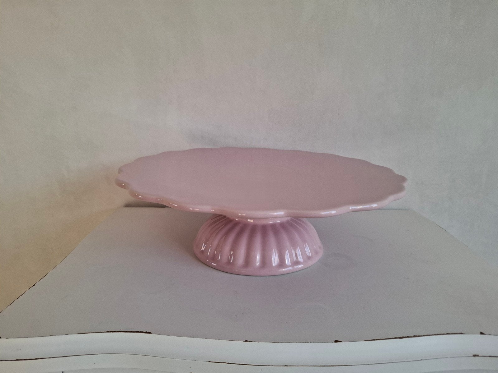 Myrte Iblaursen DK Aardewerk Taartplateau Roze, Ophalen, Overige merken, Landelijk/Boerenbont, Nieuw