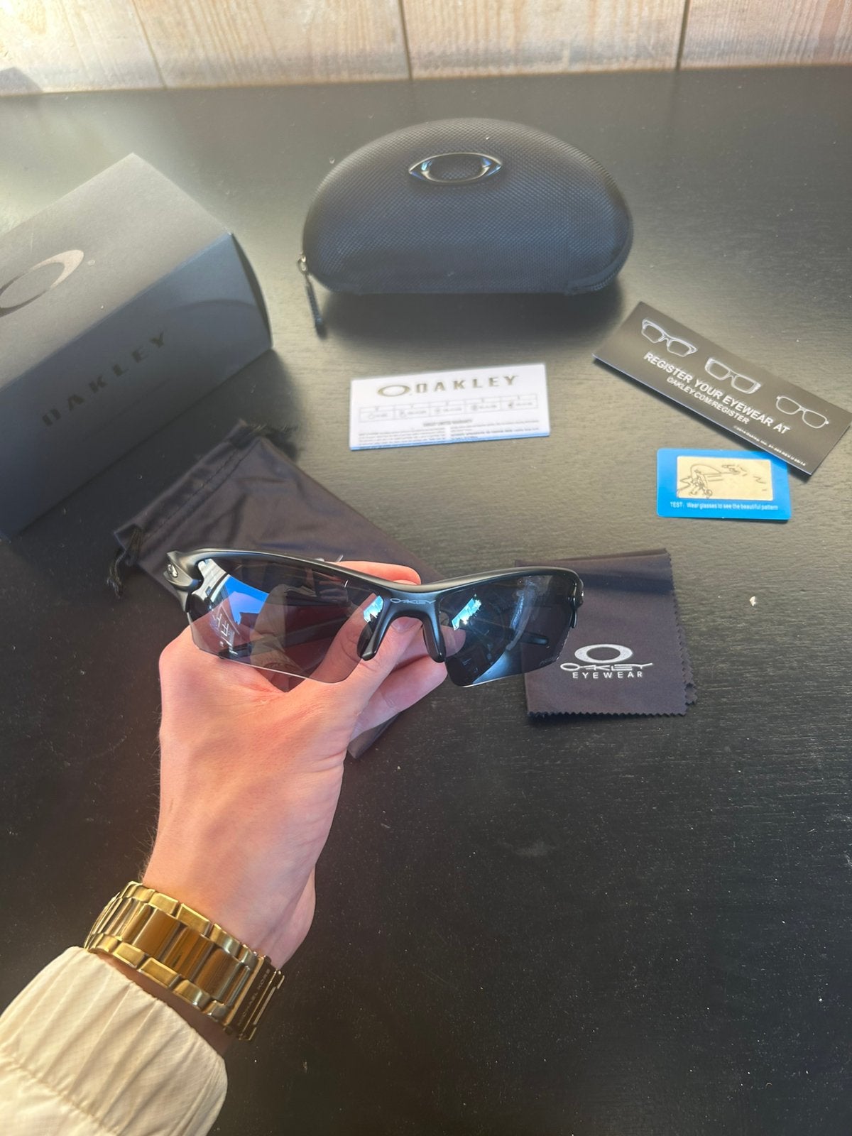 Oakley Flak 2.0 xl Zonnebril - Nieuwstaat zwart, Zonnebril, Zwart, Nieuw, Ophalen of Verzenden