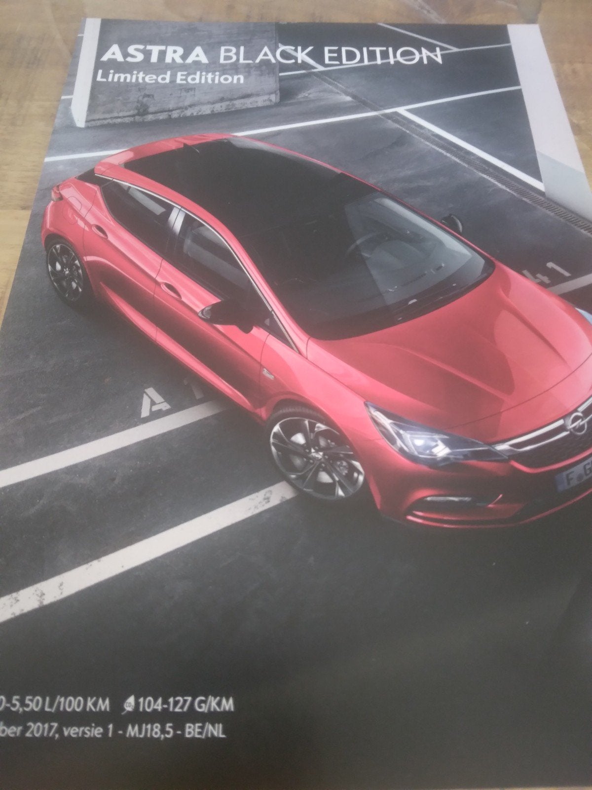 Opel Astra Black Edition  2015, Ophalen of Verzenden, Zo goed als nieuw, Opel