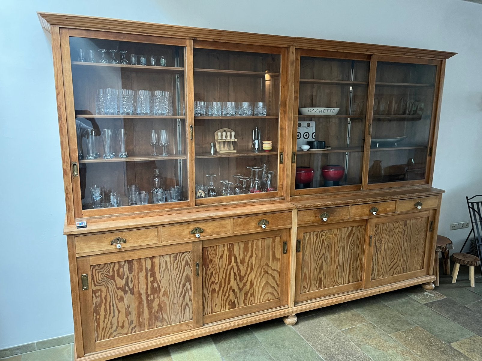 Grote apothekerkast, Ophalen, Apothekerskast, Met deur(en), 200 cm of meer