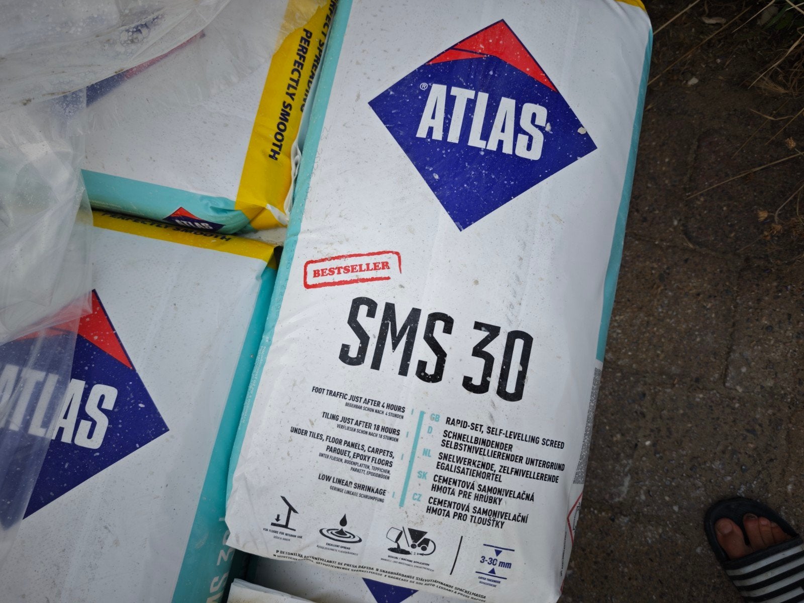 Sms 30 Atlas mortel, Doe-het-zelf en Verbouw, Overige materialen, Nieuw, 15 m² of meer, Ophalen