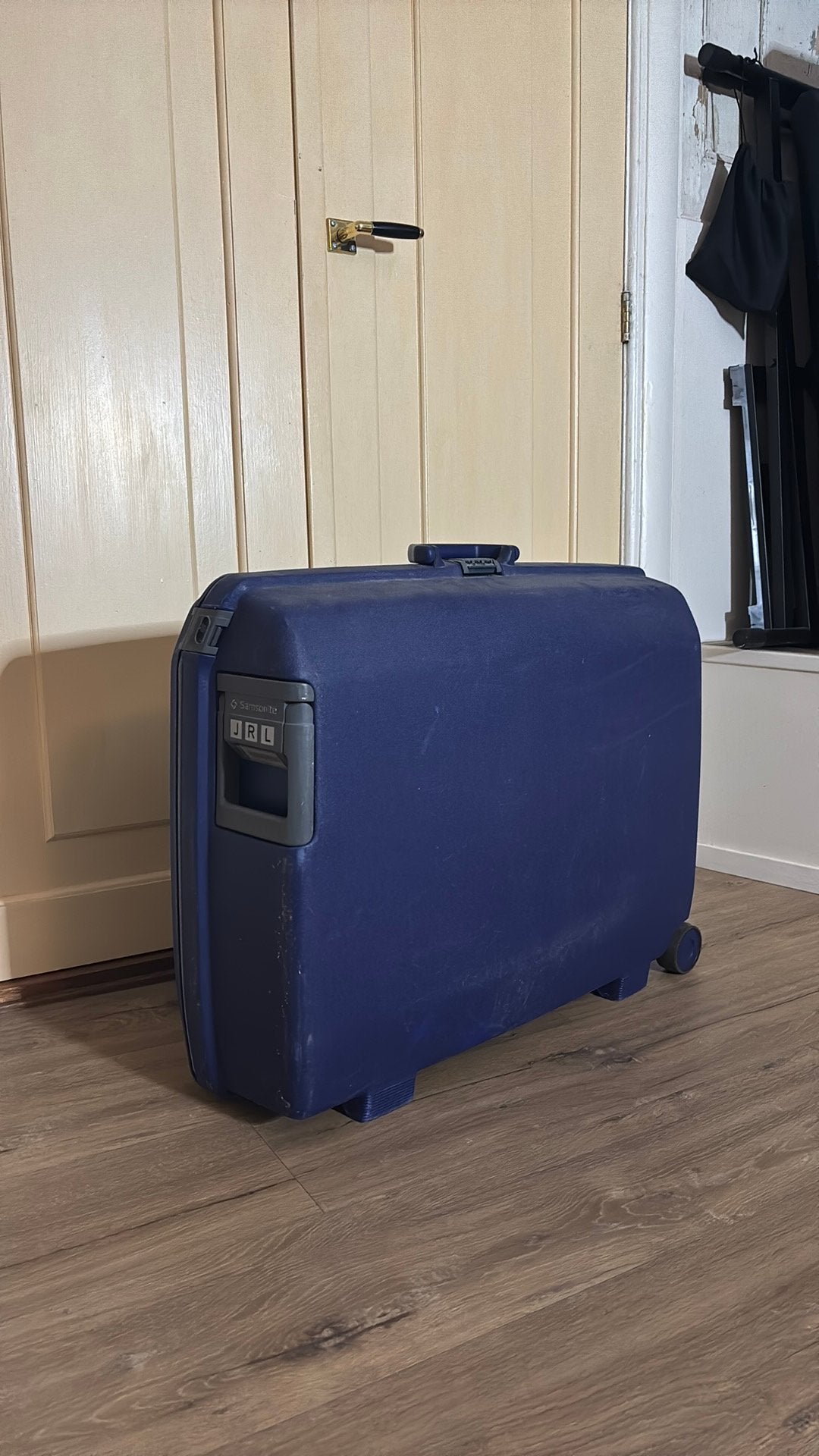 Samsonite hardshell blauw, Ophalen, Zo goed als nieuw, Hard kunststof, 70 cm of meer