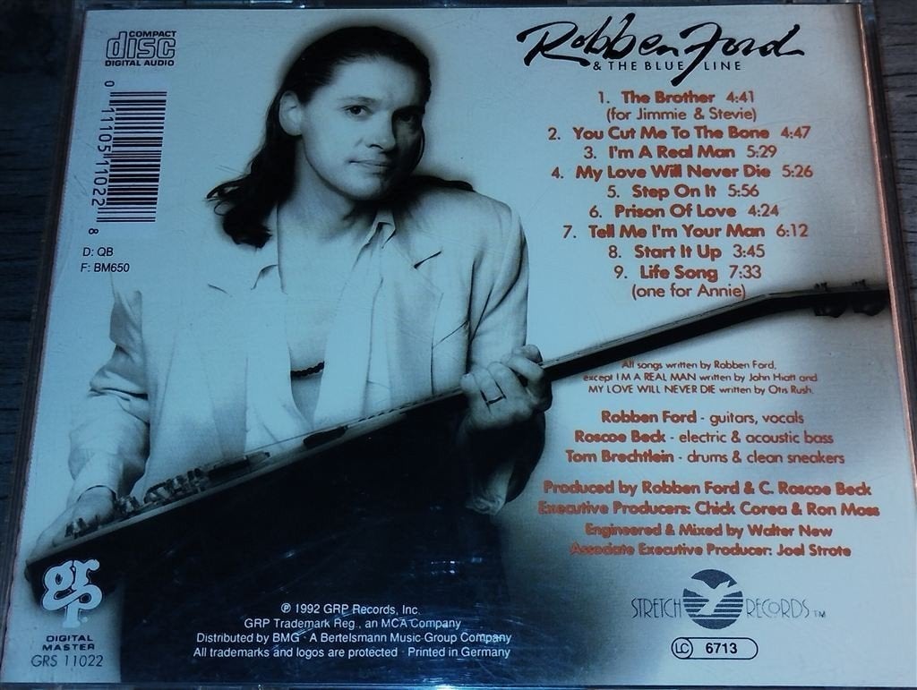 Robben Ford & The Blue Line, Ophalen of Verzenden, Zo goed als nieuw, Jazz
