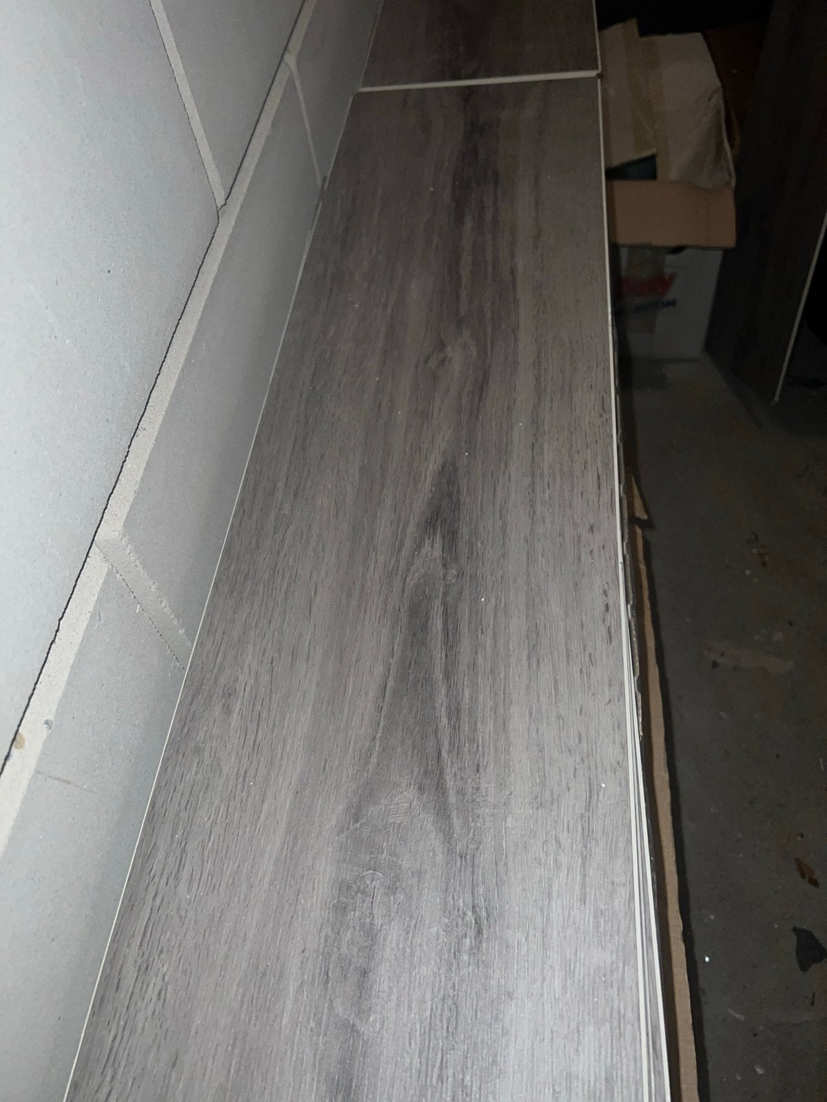 SPC Wood KLIK PVC Laminaat Aspen Oak - 1.8 m² per doos, Ophalen, Nieuw, Grijs, 10 tot 25 m²