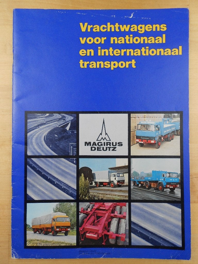 Magirus Deutz Brochure 1974 – Torpedo & Front, Magirus, Ophalen of Verzenden, Zo goed als nieuw, Overige merken