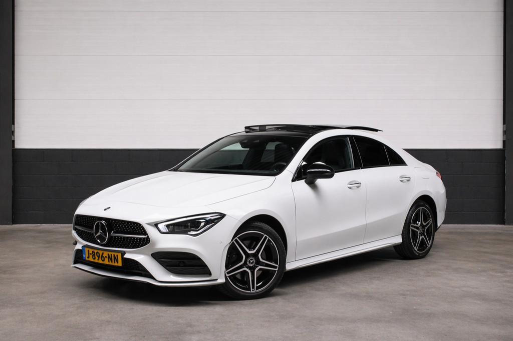 Mercedes-Benz CLA-klasse 250 e AMG l Pano l Sfeer l Camera, CLA, Euro 6, 4 cilinders, Wit