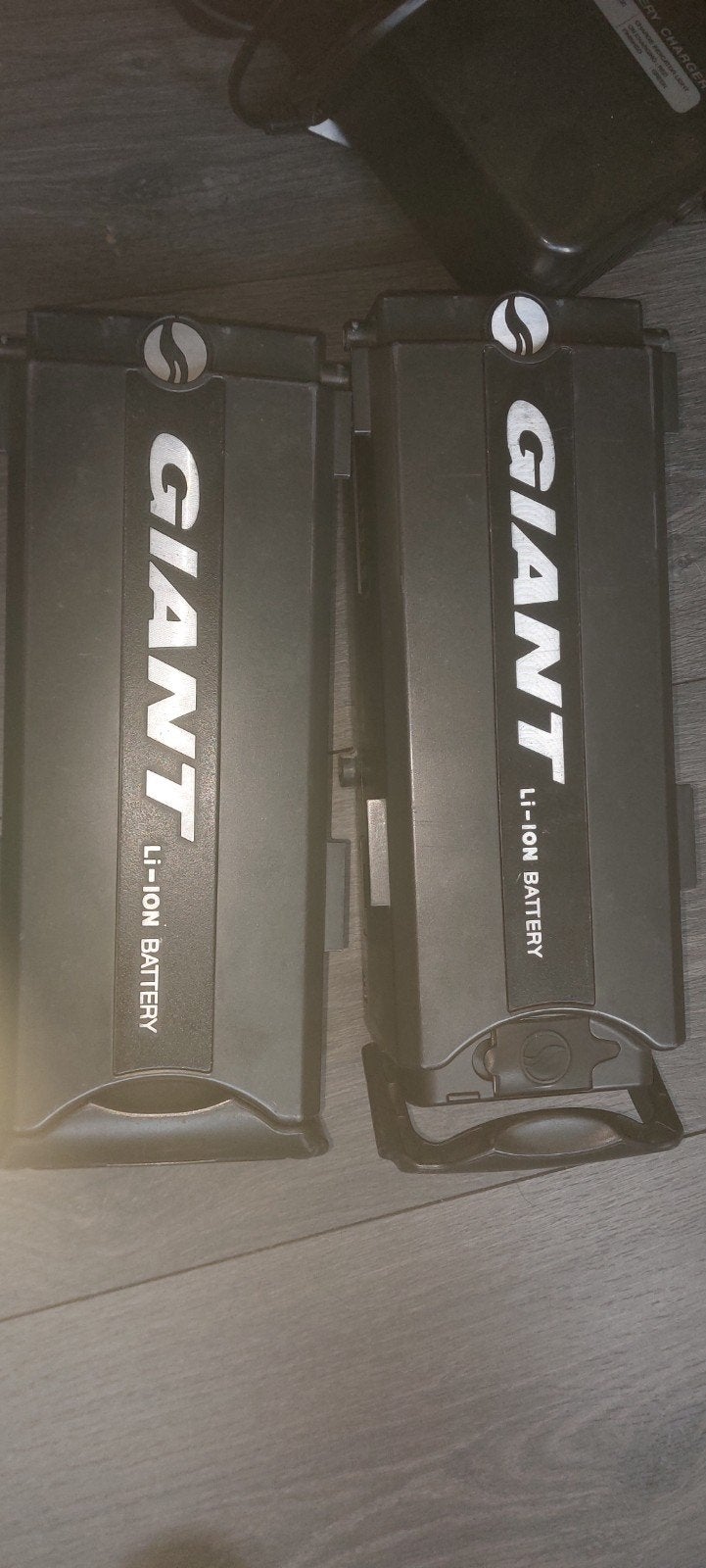 Giant twist accu set van 2 met oplader, Ophalen, Gebruikt