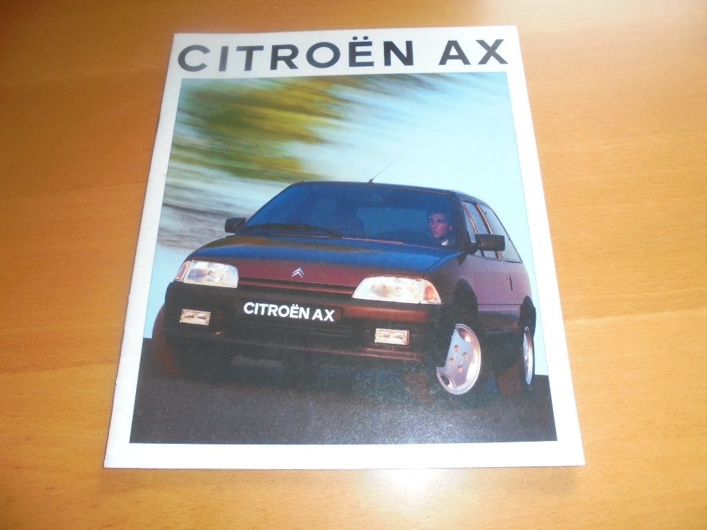 brochure Citroen AX  1993, Ophalen of Verzenden, Zo goed als nieuw, Citroën