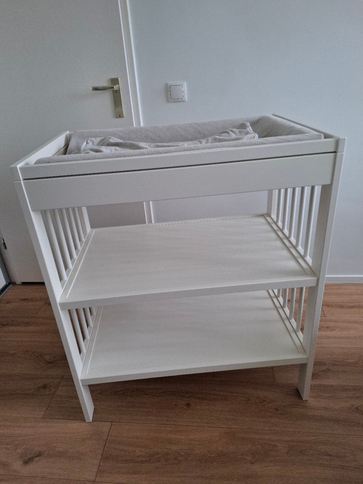 Ikea Gulliver Commode met Vädra aankleedkussen en hoezen, Ophalen, Gebruikt, 70 cm of meer, 75 tot 100 cm