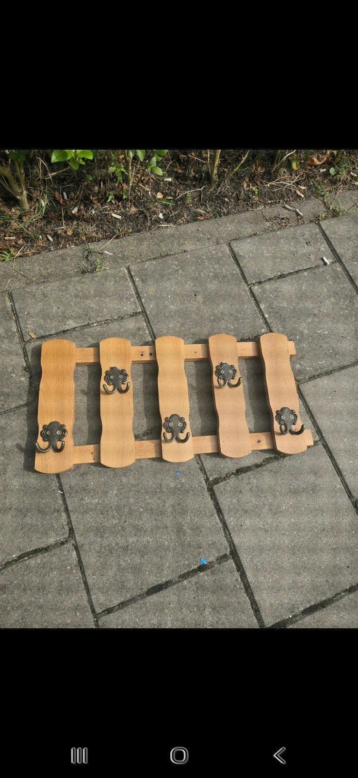 kapstok, Huis en Inrichting, Woonaccessoires | Kapstokken, Ophalen of Verzenden, Hout, Wandkapstok, Minder dan 100 cm