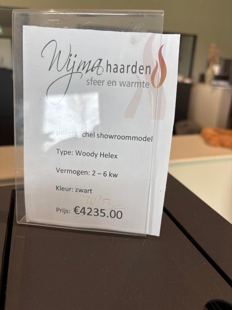 Showroom pelletkachel, Huis en Inrichting, Kachels, Ophalen, Overige brandstoffen, Nieuw, Pelletkachel