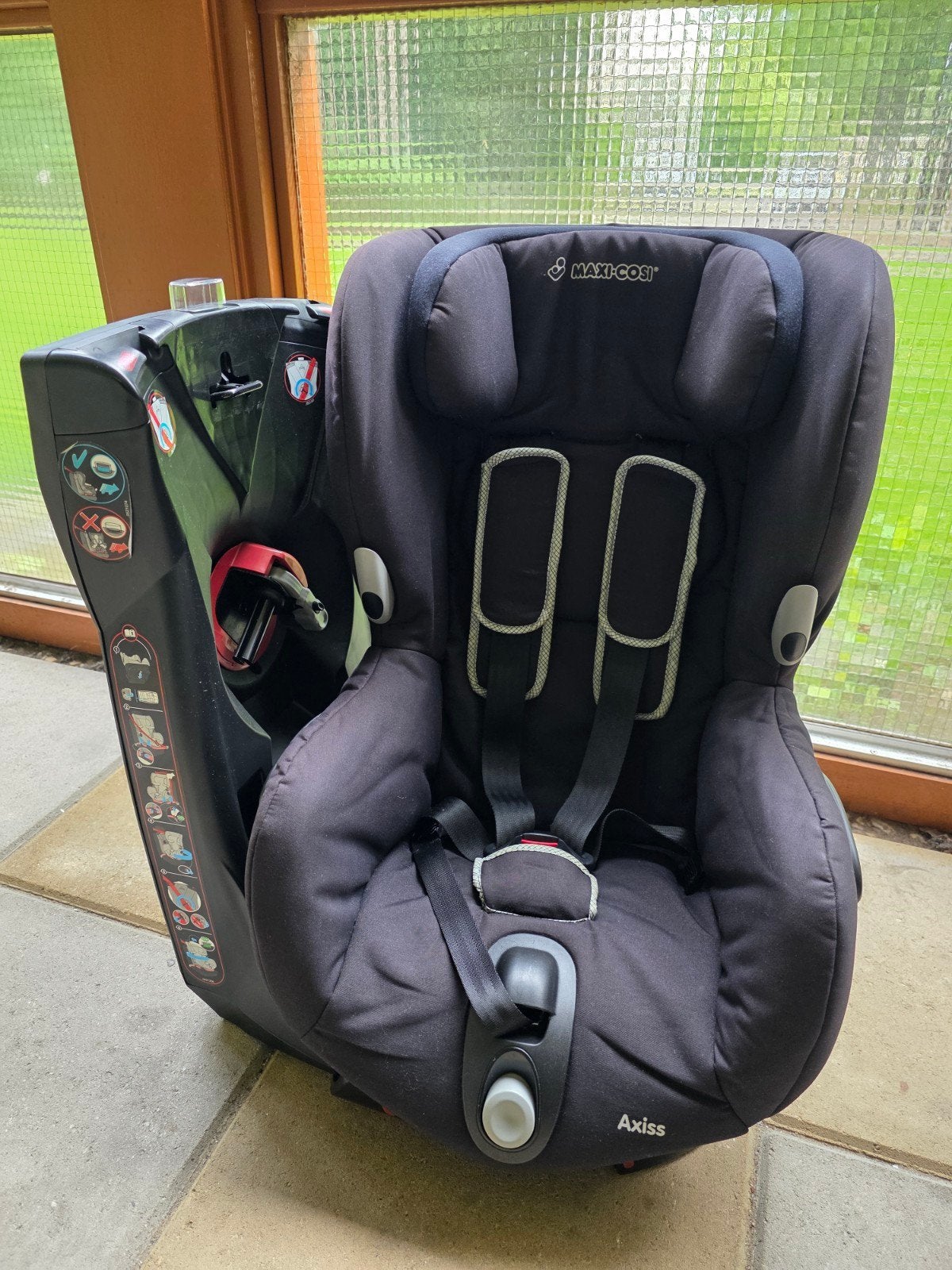 Maxi cosi Axiss autostoel (draaibaar), Kinderen en Baby's, Autostoeltjes, Ophalen, Autogordel, 9 t/m 18 kg, Zo goed als nieuw