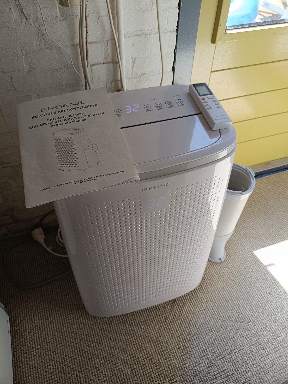 Mobiele airco 12000btu, Ophalen, Minder dan 60 m³, 3 snelheden of meer, Zo goed als nieuw