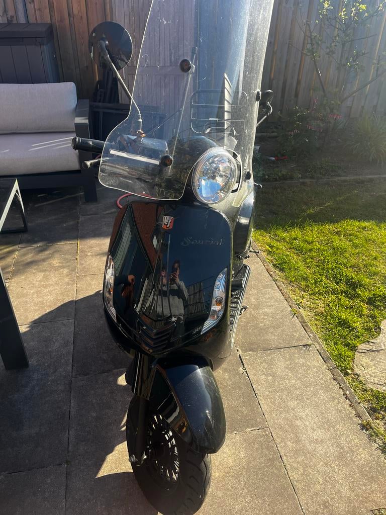 La Souris Scooter Zwart - Goed Onderhouden, Fietsen en Brommers, Snorfietsen en Snorscooters, Ophalen, Gebruikt, Benzine, Overige merken