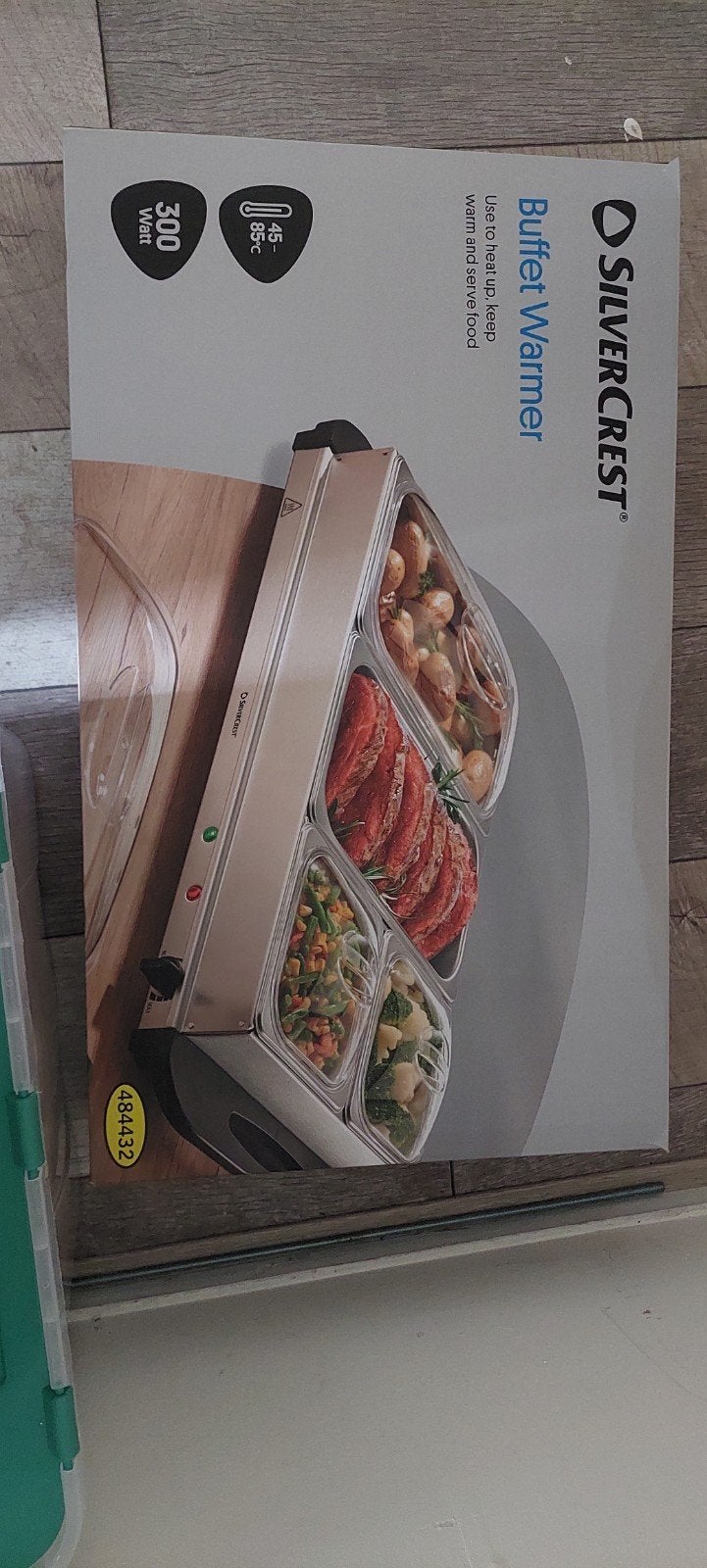 Nieuwe SilverCrest Buffet Warmer met 4 Warmhoudschalen, Huis en Inrichting, Ophalen, Overige typen, Nieuw, Metaal