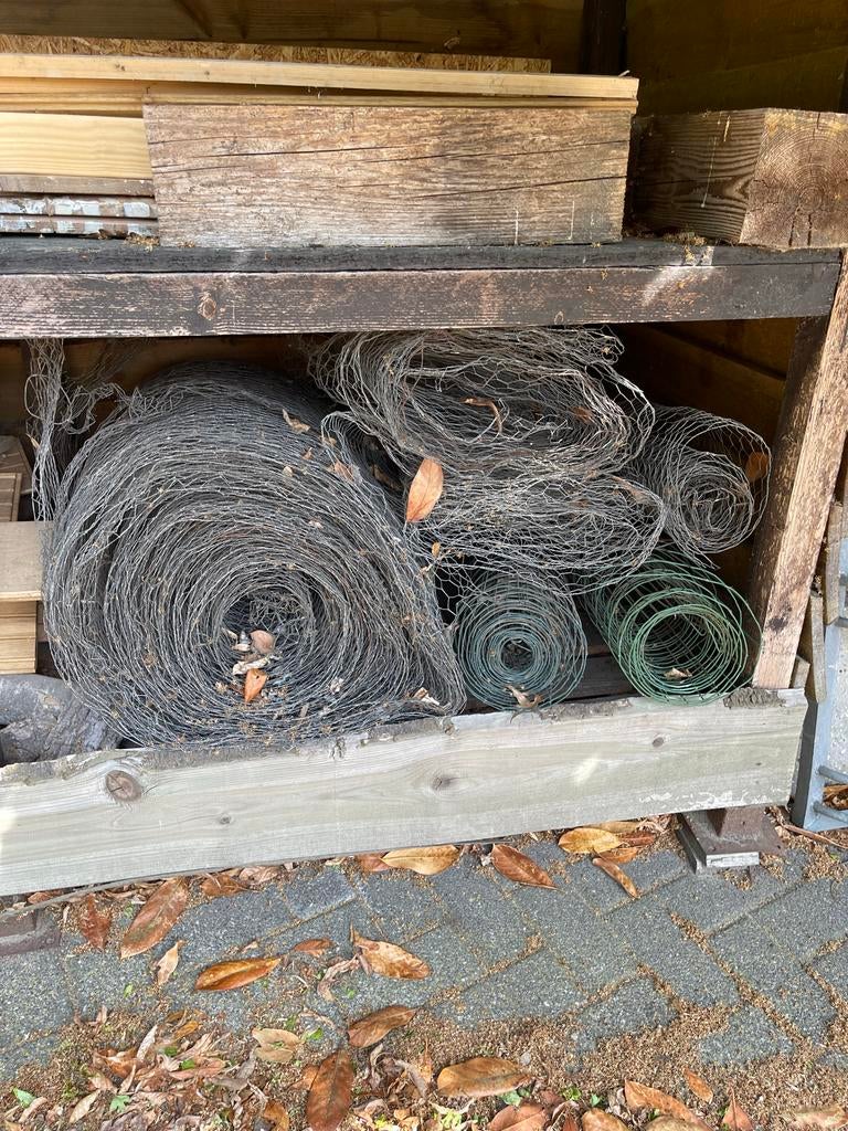 Diverse rollen gaas - Gebruikt, Ophalen of Verzenden, Gebruikt, 20 meter of meer, Gaas