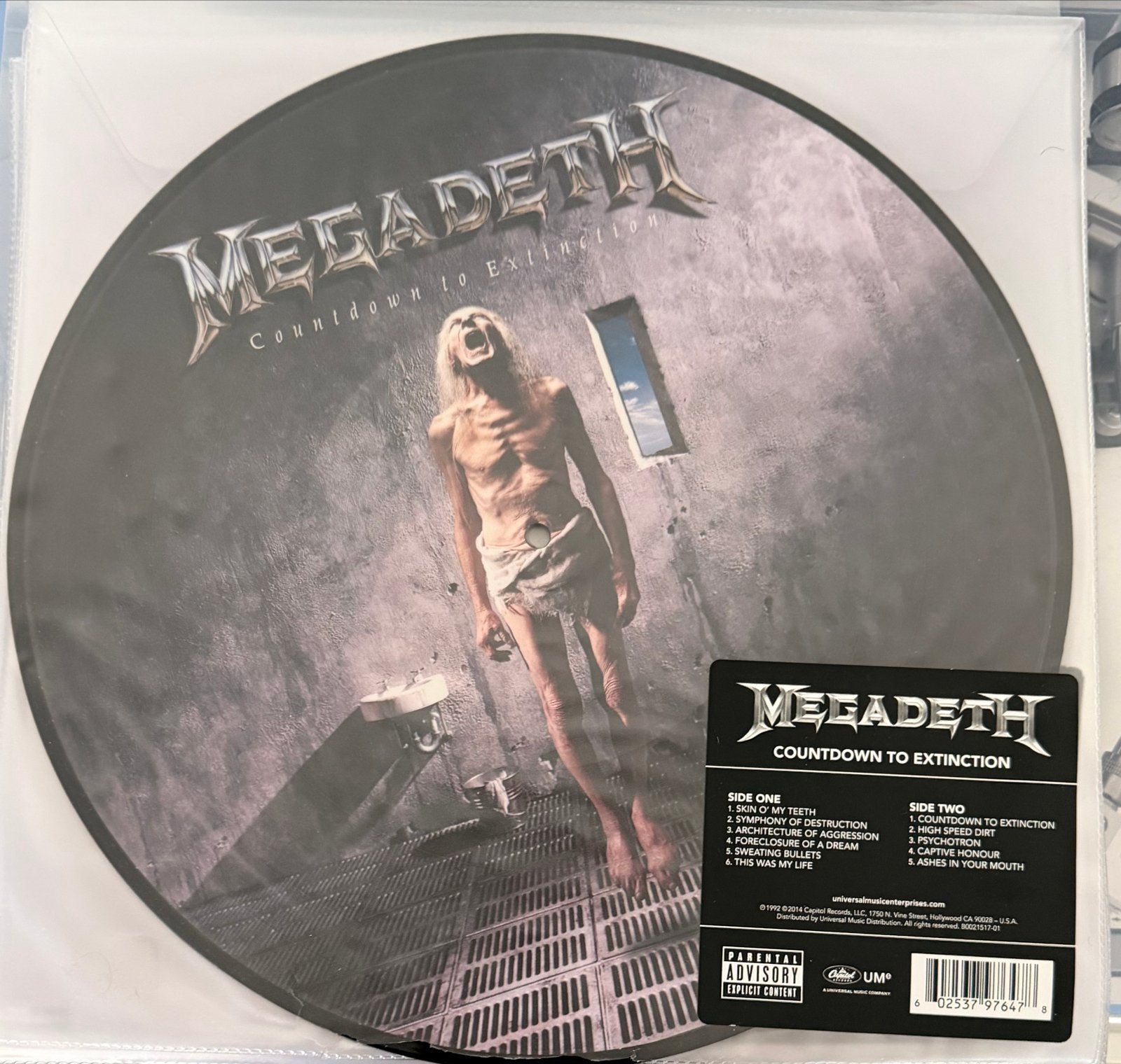 Megadeth - Countdown to Extinction Picture Disc (Sealed), Ophalen of Verzenden, Nieuw in verpakking