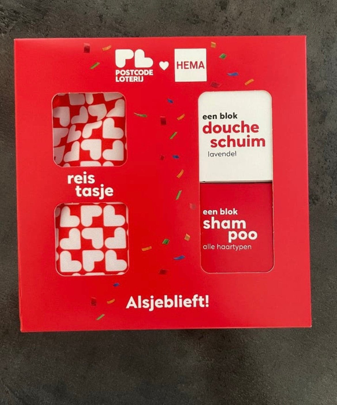 HEMA Blok Doucheschuim & Shampoo met Reistasje, Ophalen of Verzenden, Nieuw, Bad & Douche